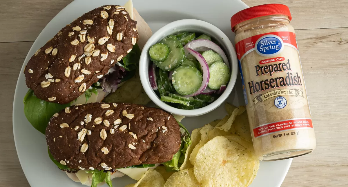 Creamy Horseradish Cucumber Salad