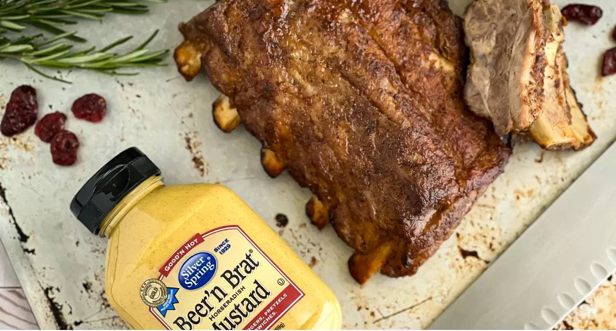 Easy Mustard BBQ Ribs