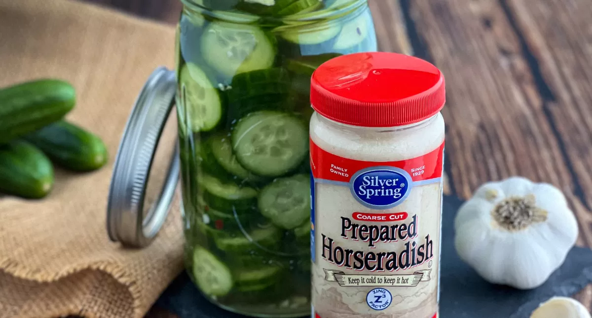 Spicy Horseradish Pickles
