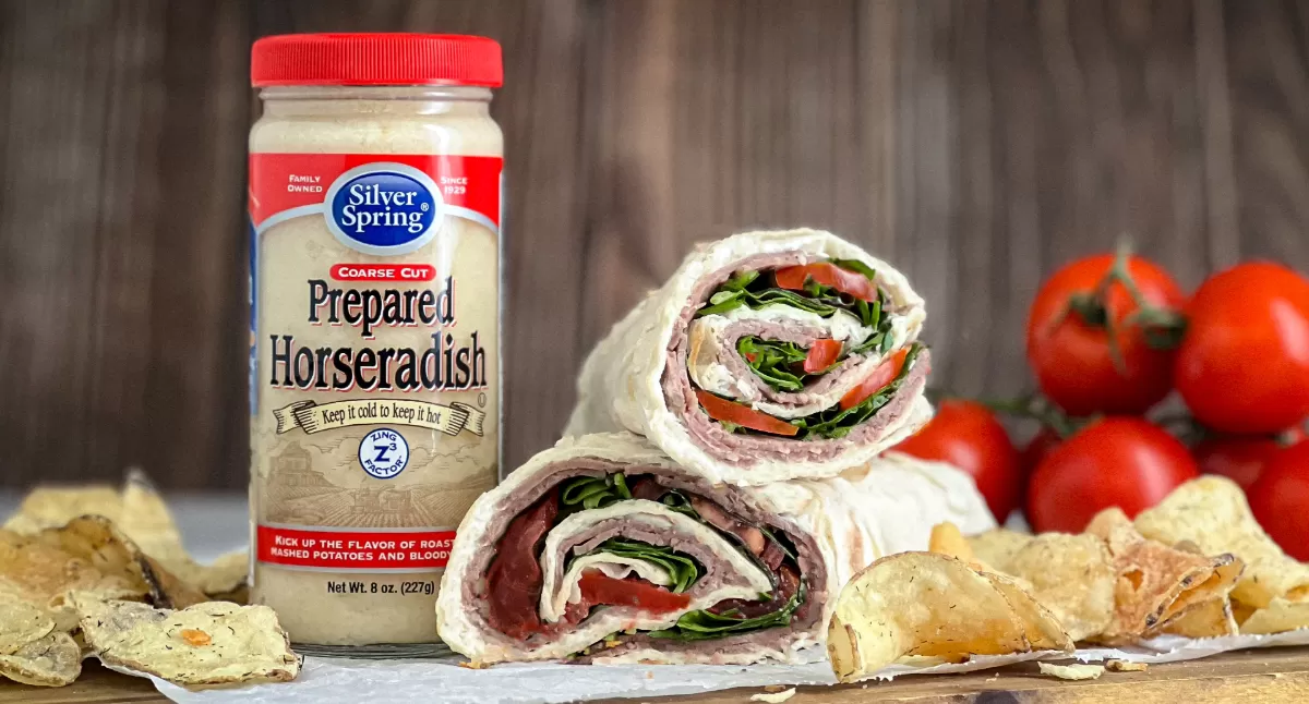 Roast Beef Wraps with Horseradish Sauce