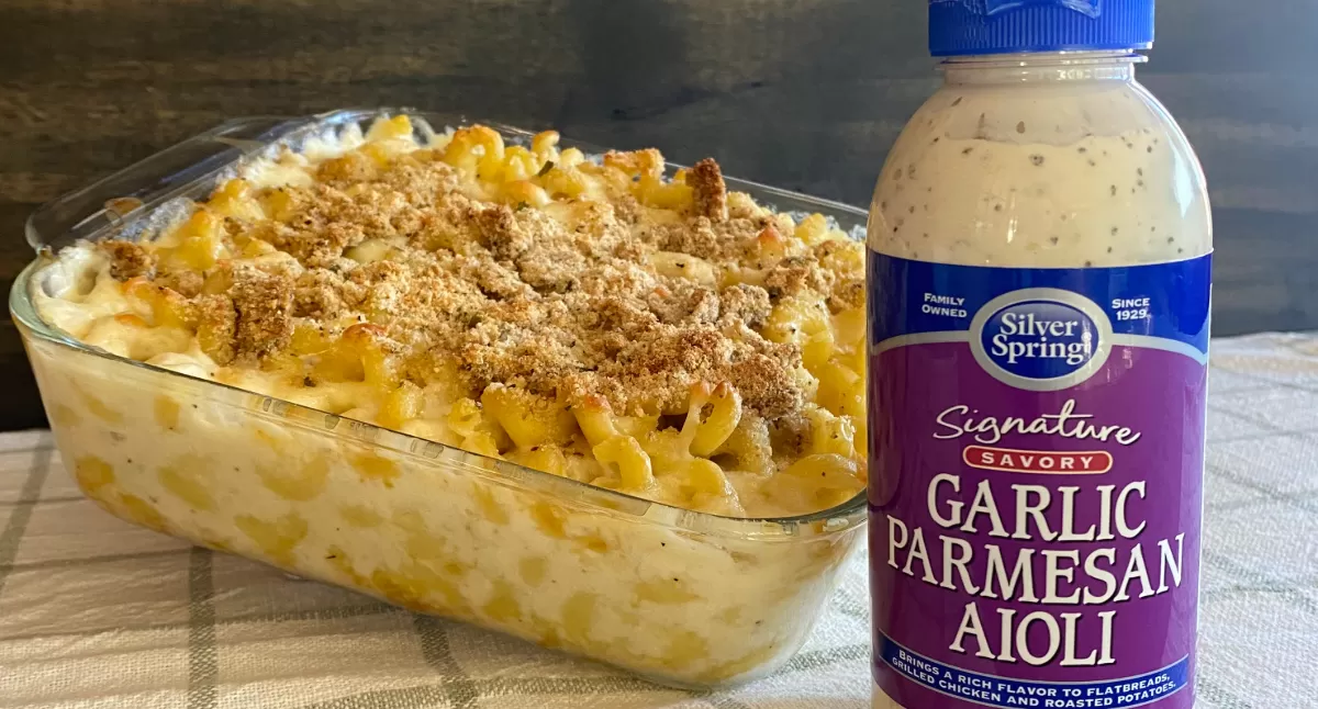 Garlic Parmesan Mac and Cheese